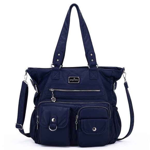Angel kiss Handbags - 3860 Purses and Handbag Soft PU Leather Shoulder Handbag Hobo Bags Satchel